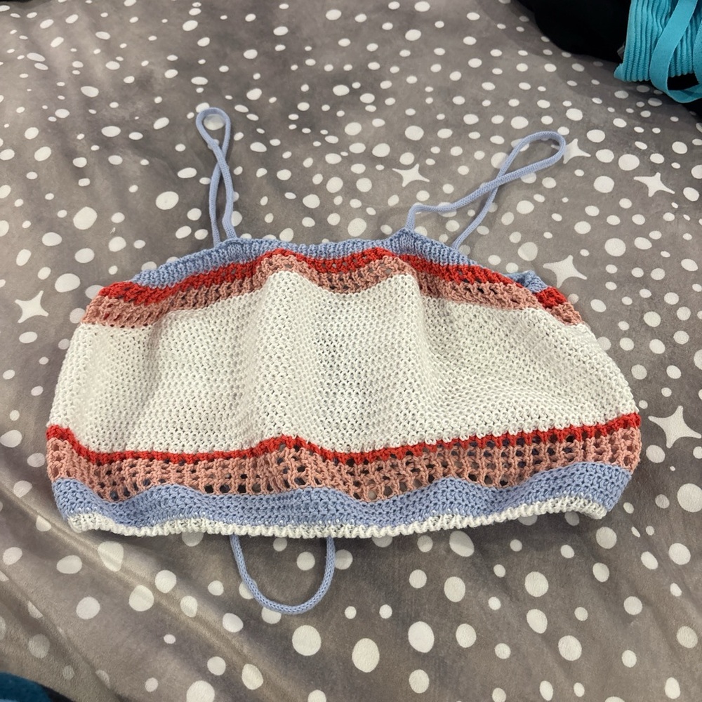 Colorful Knit Top